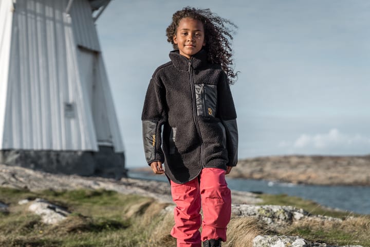 Didriksons Kids' Marmor Full Zip Long Black Didriksons
