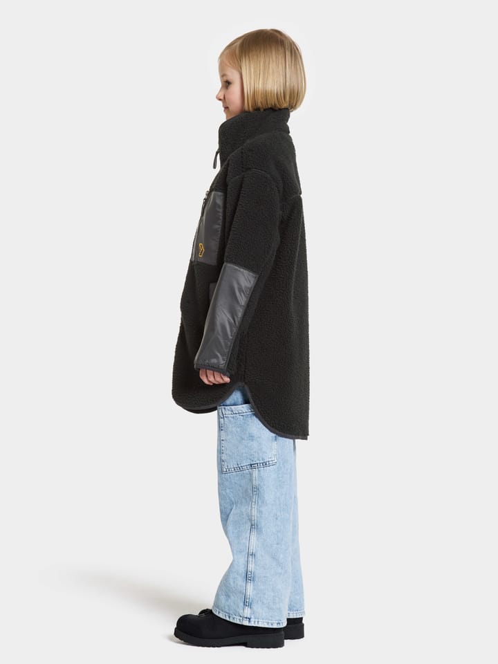 Didriksons Kids' Marmor Full Zip Long Black Didriksons