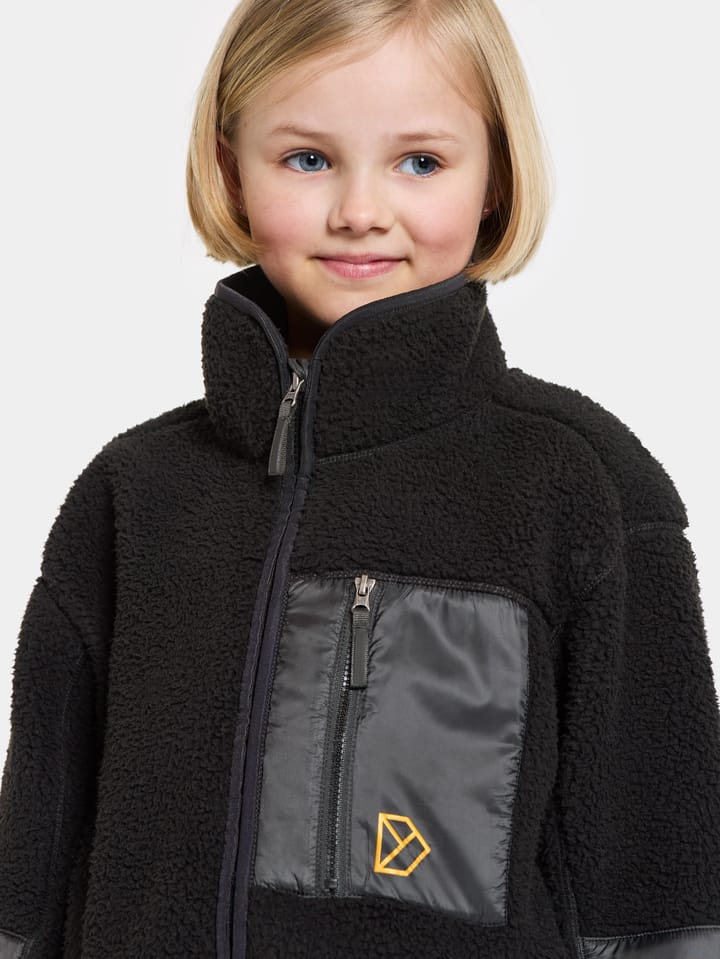 Didriksons Kids' Marmor Full Zip Long Black Didriksons