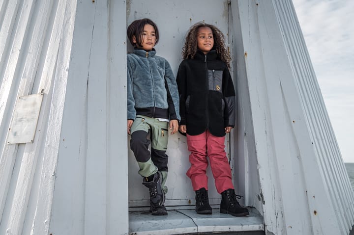 Didriksons Kids' Marmor Full Zip Long Black Didriksons