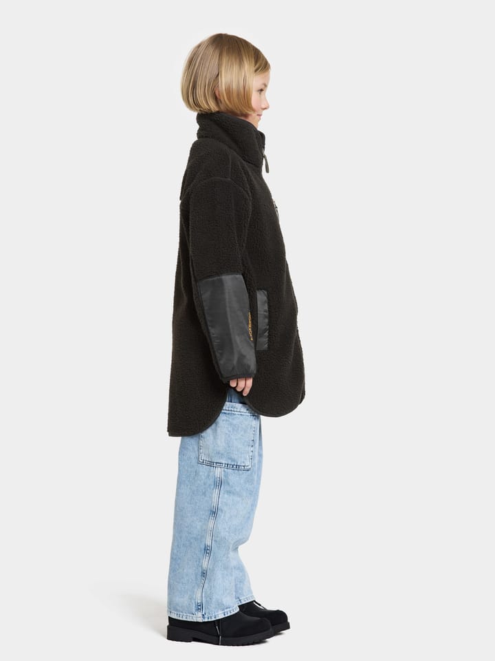 Didriksons Kids' Marmor Full Zip Long Black Didriksons