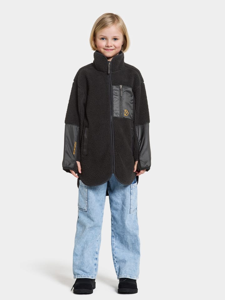 Didriksons Kids' Marmor Full Zip Long Black Didriksons