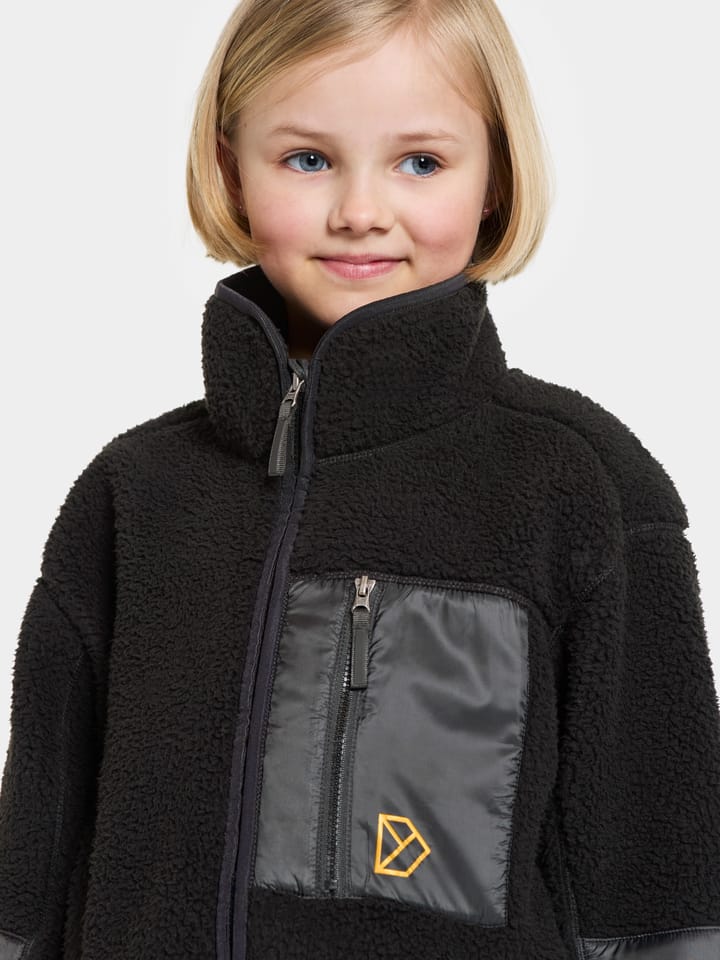 Kids' Marmor Full Zip Long Black Didriksons