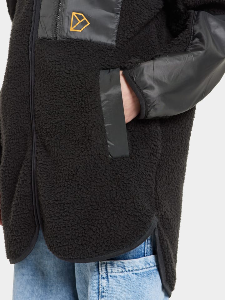 Didriksons Kids' Marmor Full Zip Long Black Didriksons