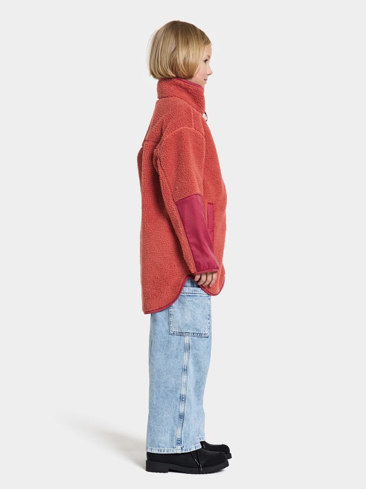 Didriksons Kids' Marmor Full Zip Long Mineral Red Didriksons Didriksons Kids' Marmor Full Zip Long Mineral Red Didriksons