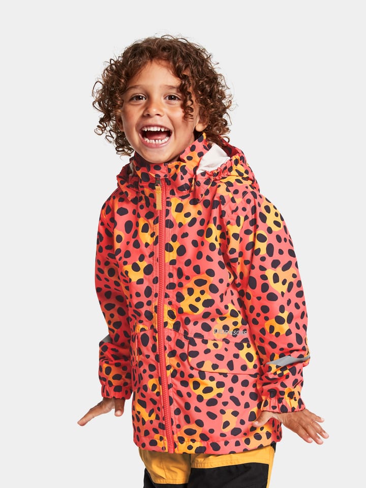 Kids' Norma Printed Jacket Wild dot Pink Didriksons