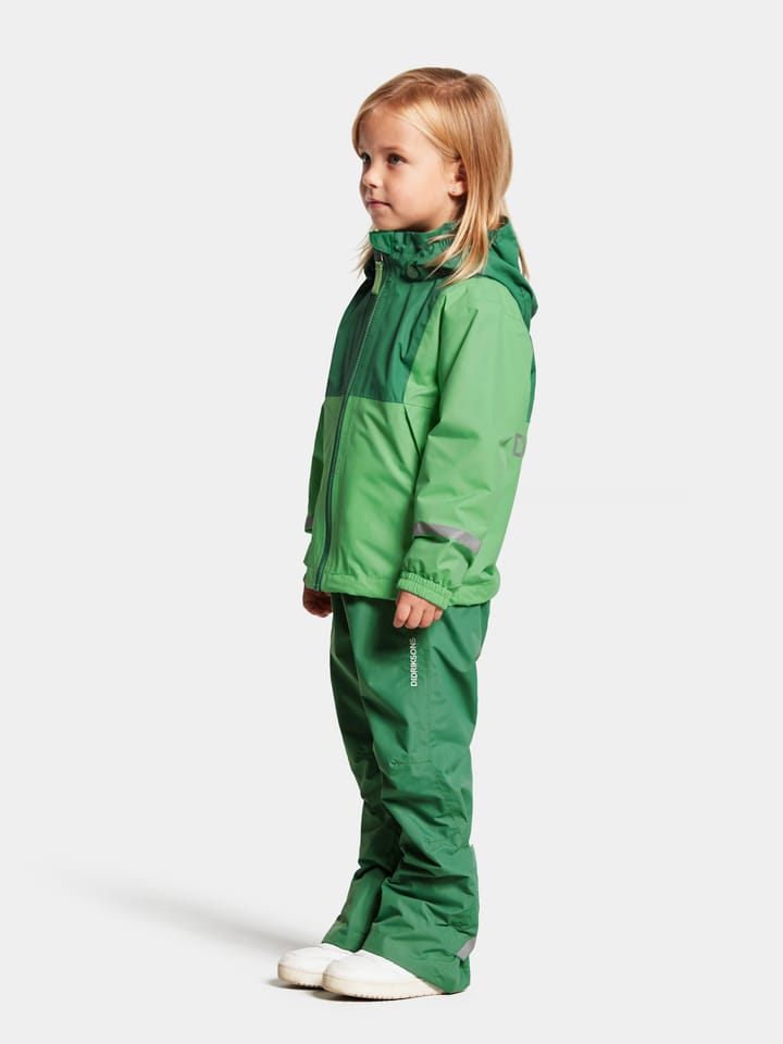 Kids' Stormhatt Jacket Green Pod Didriksons