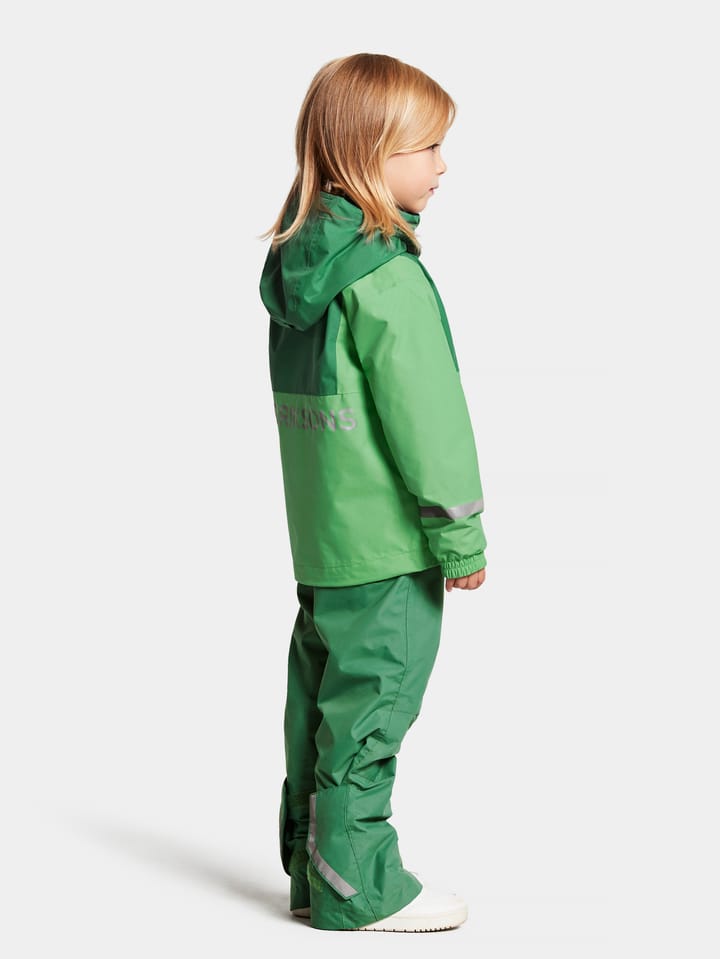 Kids' Stormhatt Jacket Green Pod Didriksons