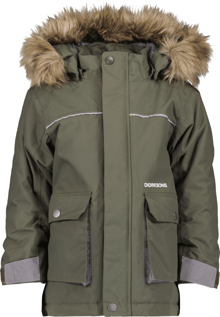 Didriksons Kids' Kure Parka 6 Deep Green Didriksons