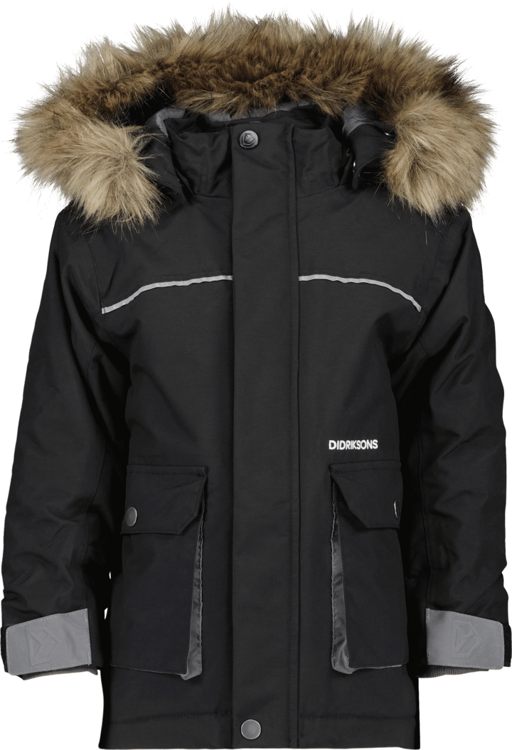 Didriksons Kids' Kure Parka 6 Black Didriksons