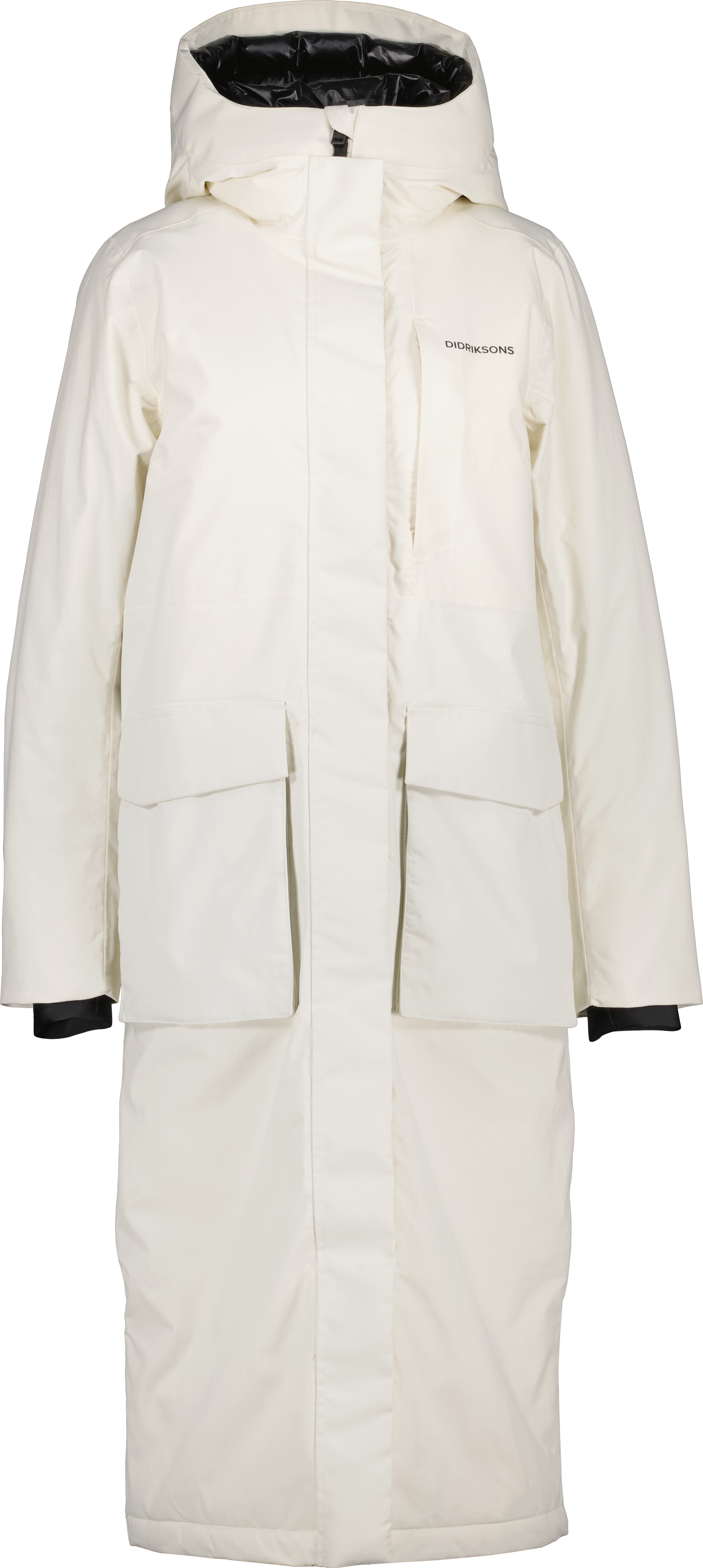 Didriksons Women’s Leya Parka Long 3 White Foam