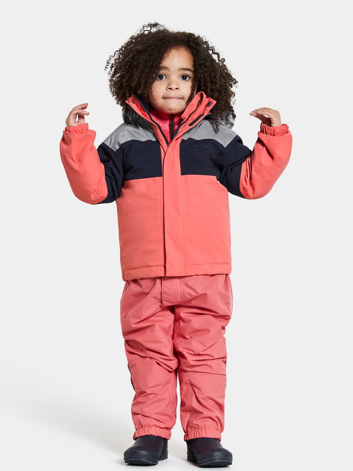 Kids' Lux Jacket Peach Rose Didriksons