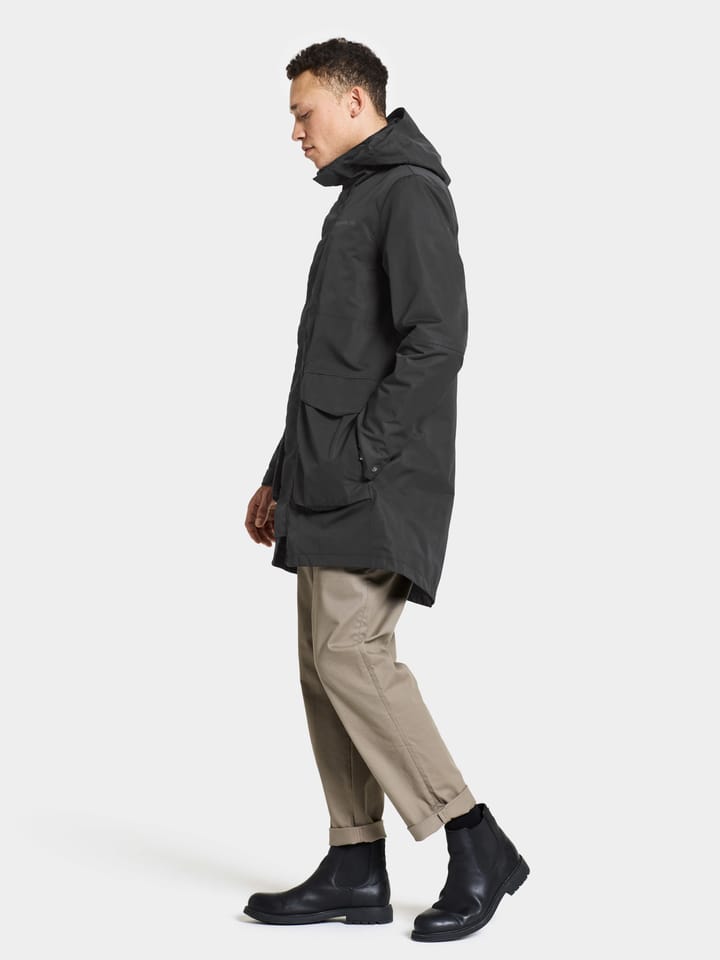 Didriksons Men's Andreas Parka Black Didriksons Didriksons Men's Andreas Parka Black Didriksons