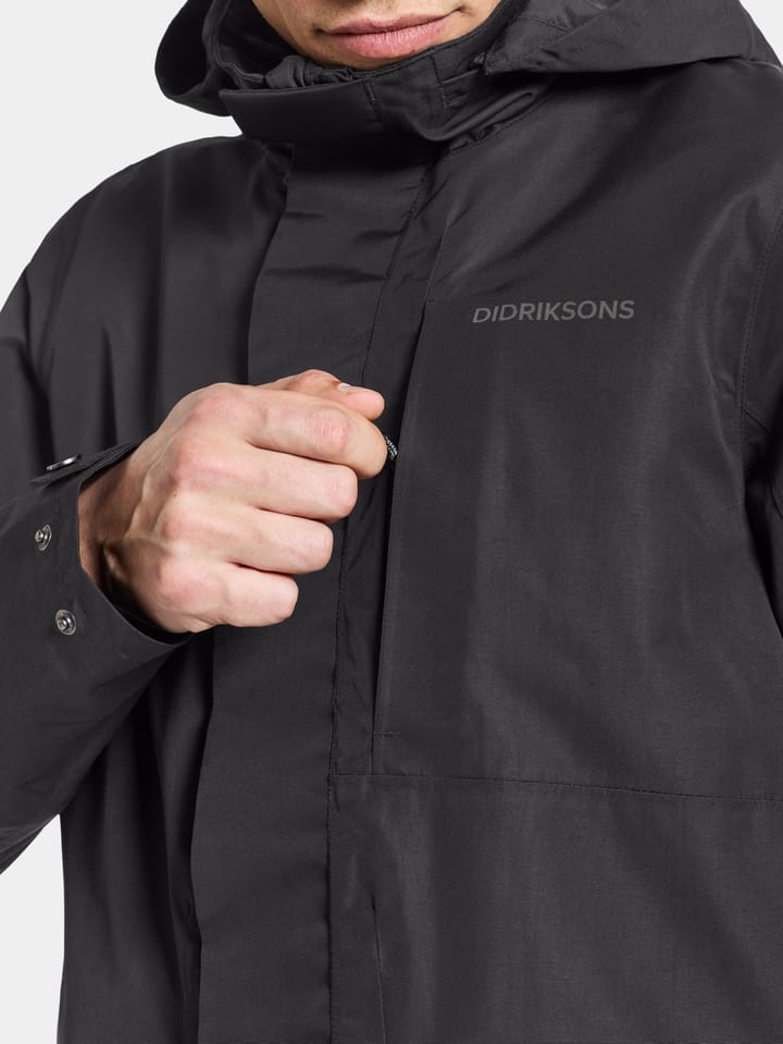 Didriksons Men's Andreas Parka Black Didriksons Didriksons Men's Andreas Parka Black Didriksons