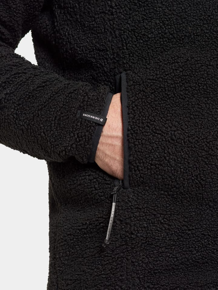 Didriksons Men's Bror Full Zip 3 Black Didriksons Didriksons Men's Bror Full Zip 3 Black Didriksons