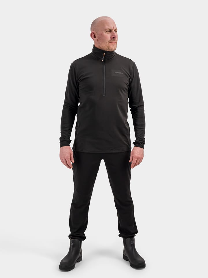 Didriksons Men's Kalle Half Zip 2 Black Didriksons