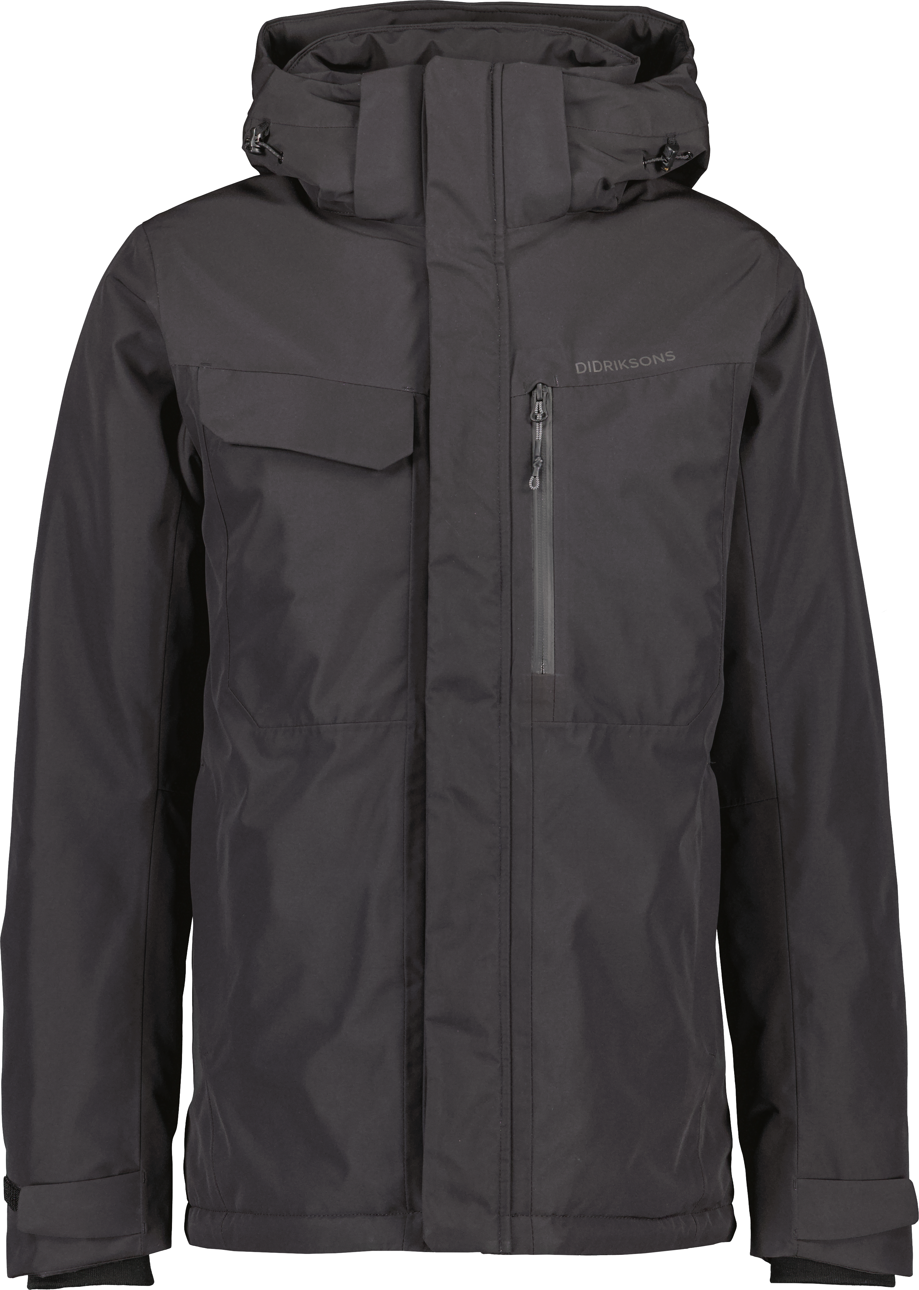 Didriksons Men's Stefan Jacket Black Lämminvuoratut takit XXXL