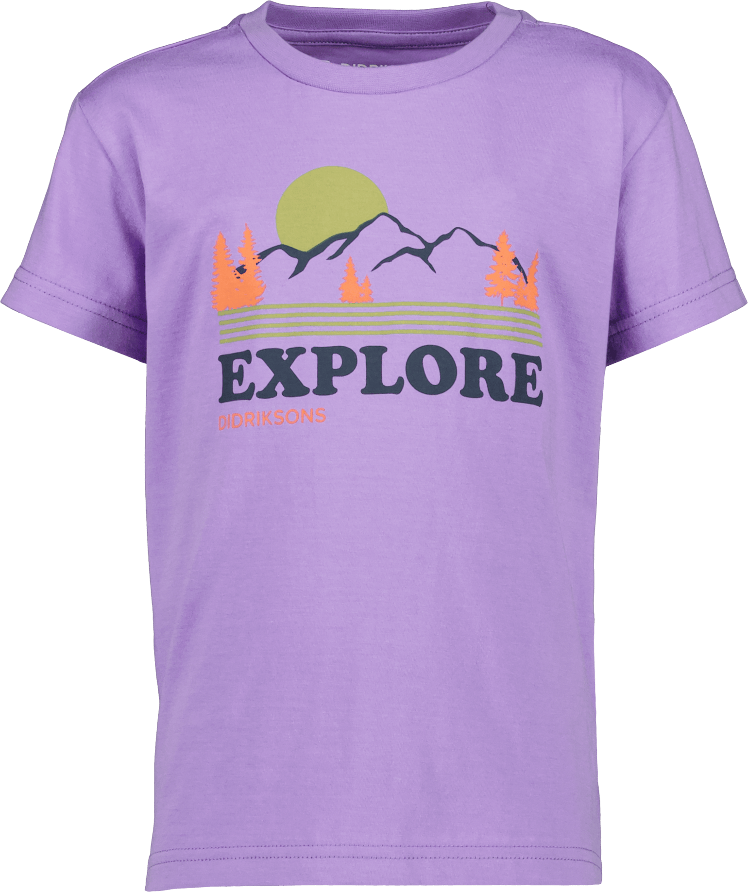 Kids' Mynta Logo T-shirt Explore Bigger Jacaranda Purple