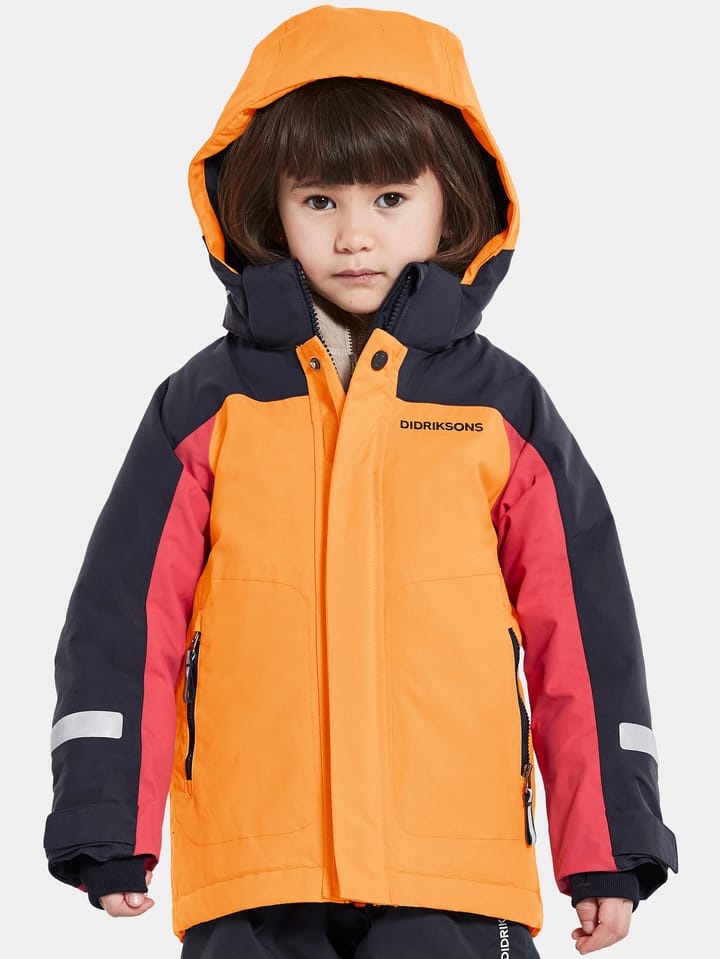 Didriksons Kids' Neptun Jacket Fire Yellow Didriksons