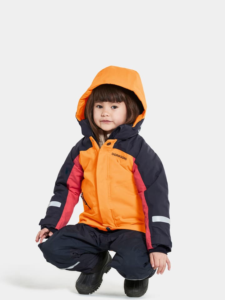 Didriksons Kids' Neptun Jacket Fire Yellow Didriksons
