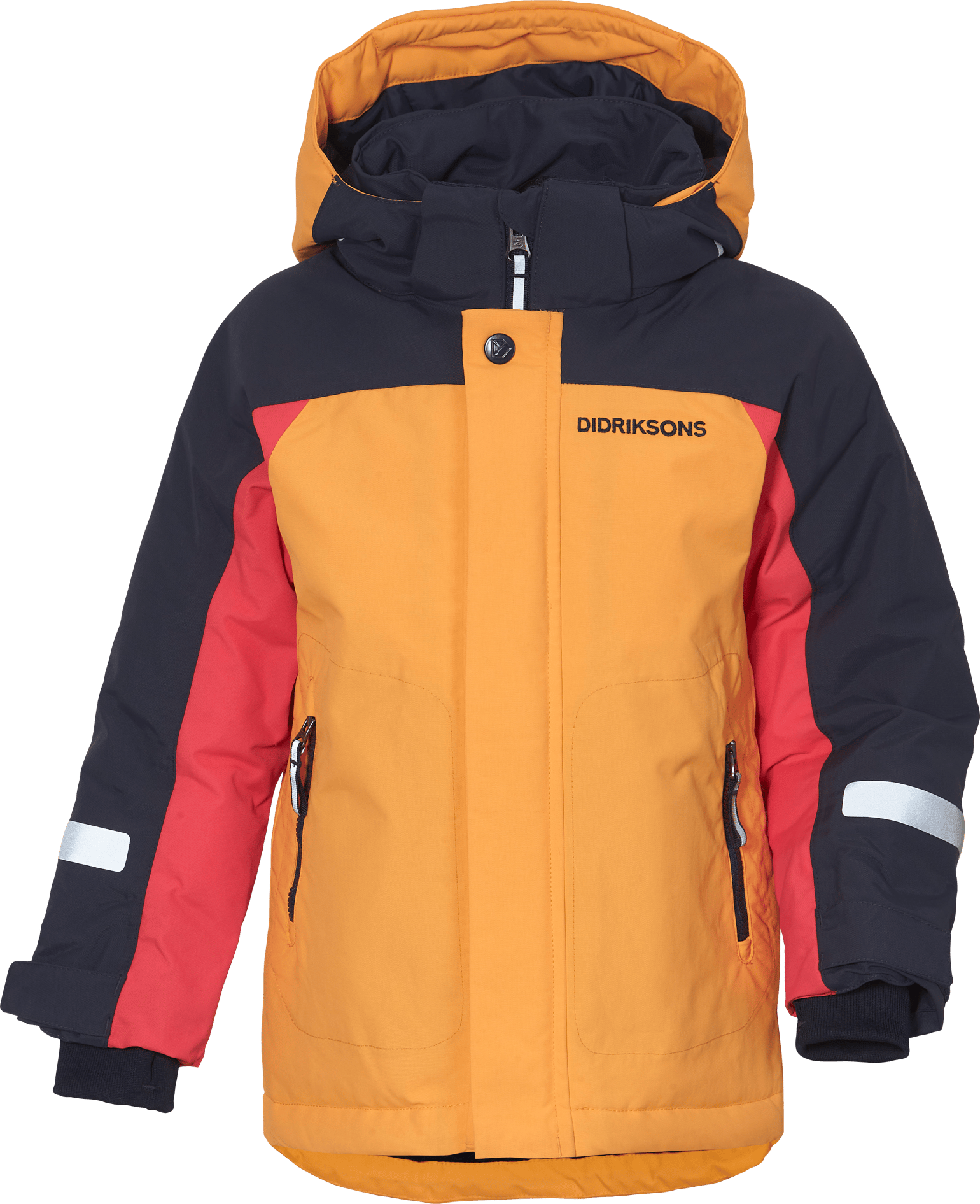 Didriksons Kids' Neptun Jacket Fire Yellow