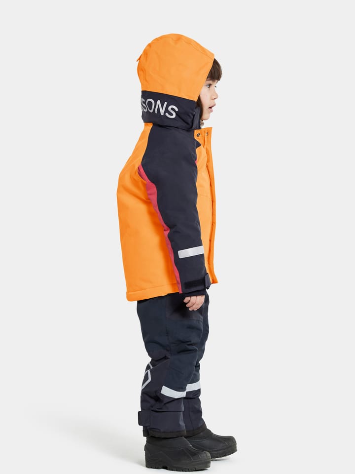 Didriksons Kids' Neptun Jacket Fire Yellow Didriksons