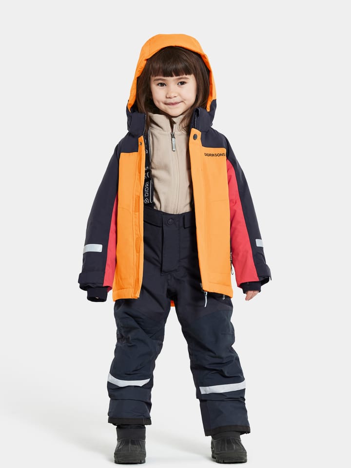 Didriksons Kids' Neptun Jacket Fire Yellow Didriksons