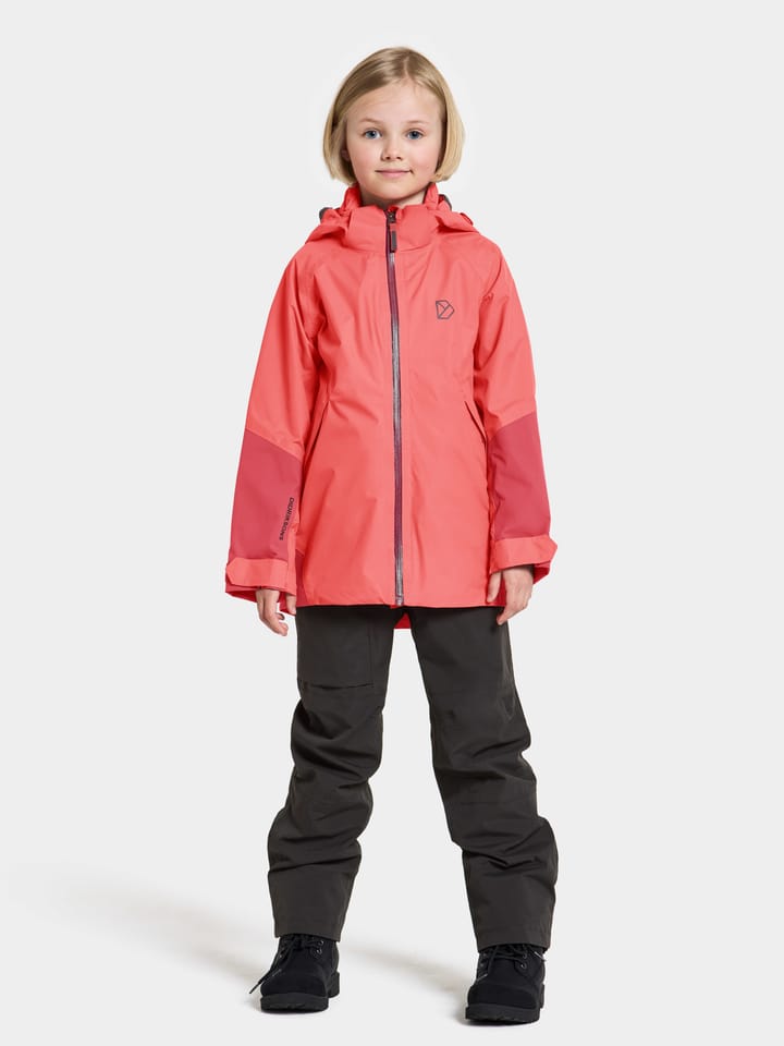 Kids' Salvia Jacket Mineral Red Didriksons