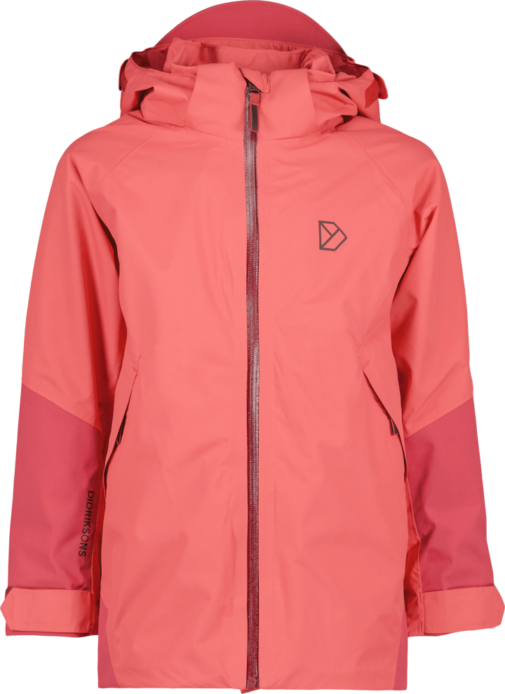 Kids' Salvia Jacket Mineral Red Didriksons