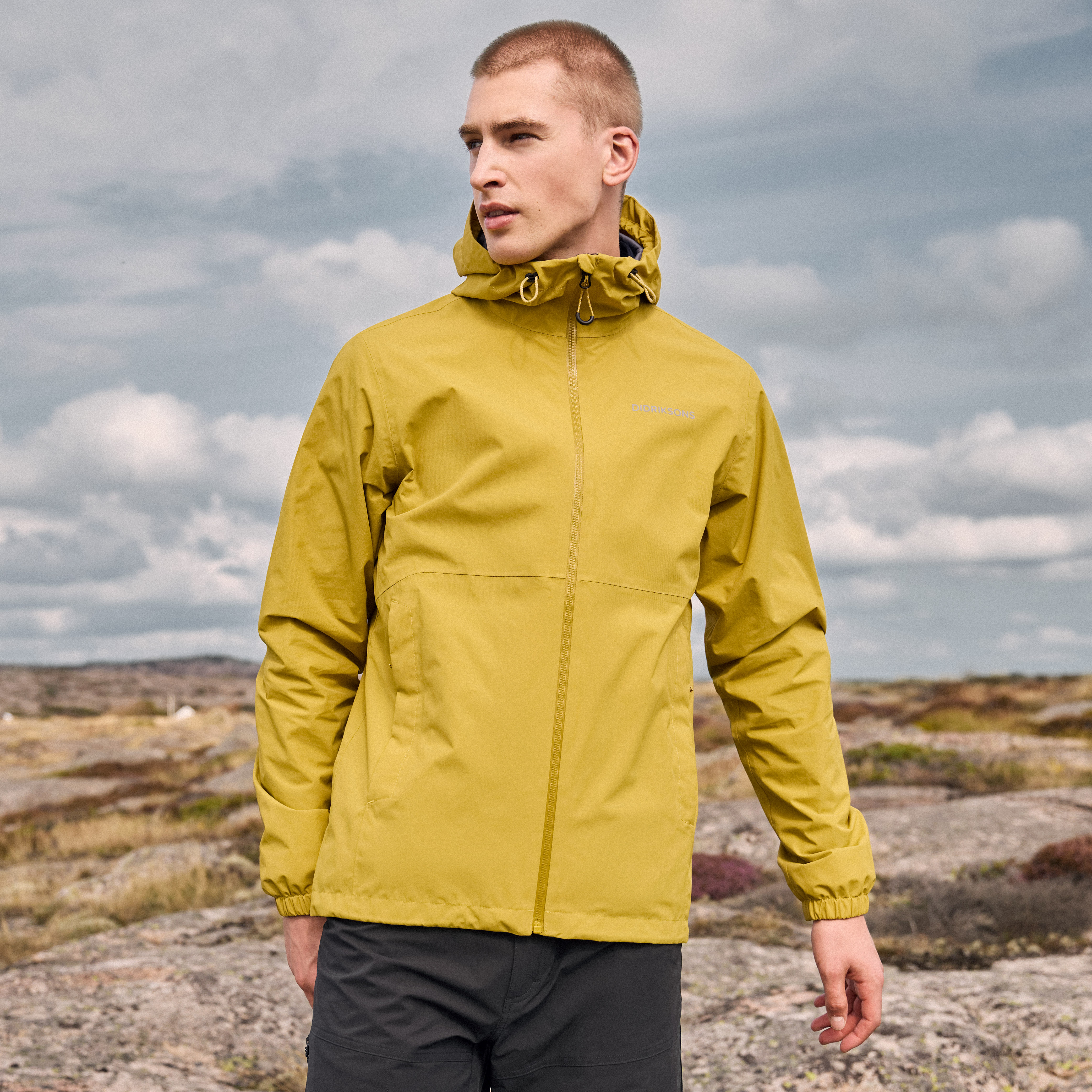 Didriksons Men's Dario Jacket 2 Yellow Pollen
