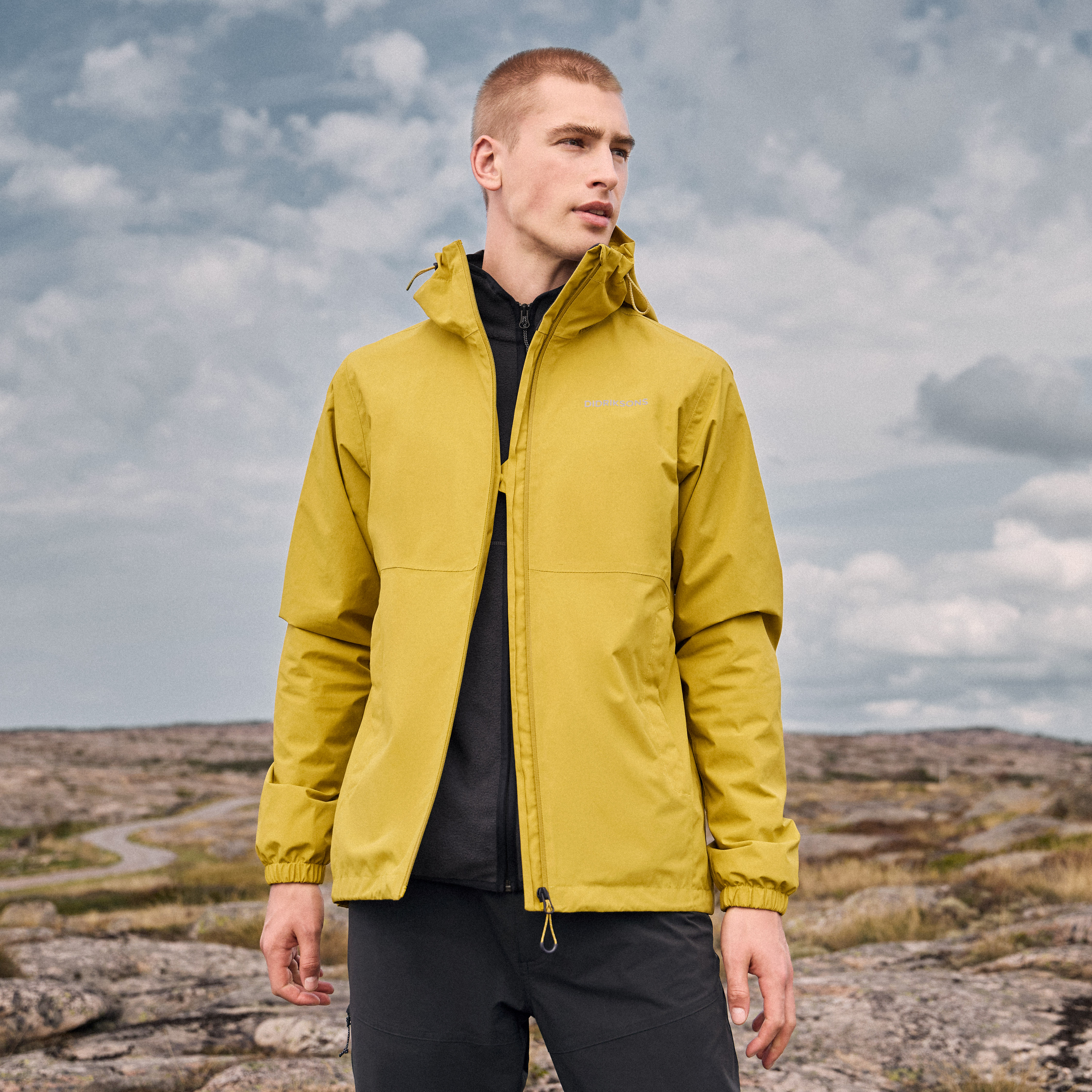 Didriksons Men's Dario Jacket 2 Yellow Pollen