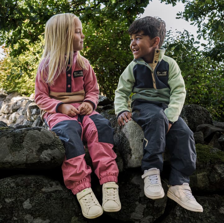 Didriksons Kids' Monte Half Button 5 Heather Pink Didriksons