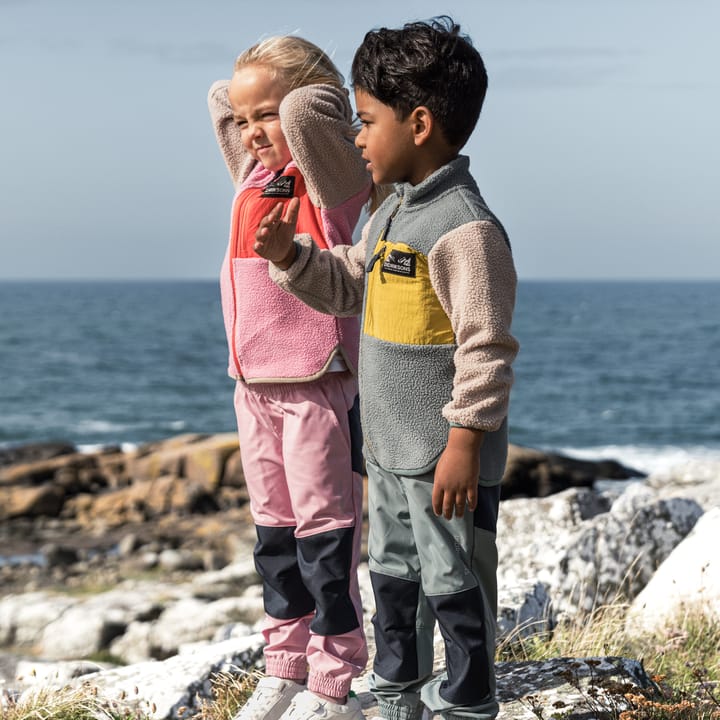 Didriksons Kids' Anten Full Zip Light Heather Pink Didriksons