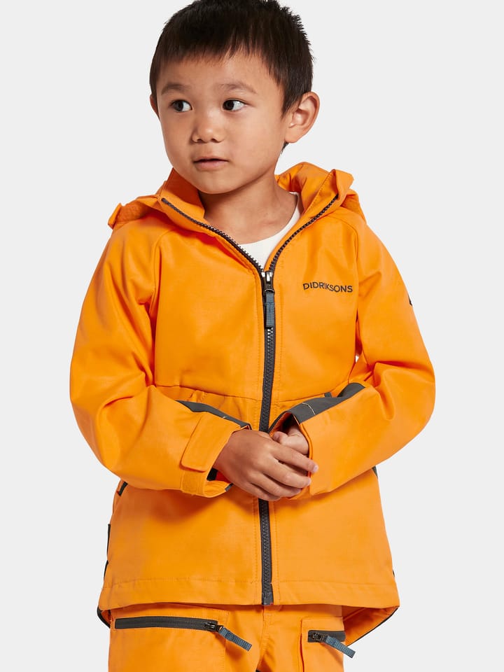 Kids' Stigen Jacket Happy orange Didriksons