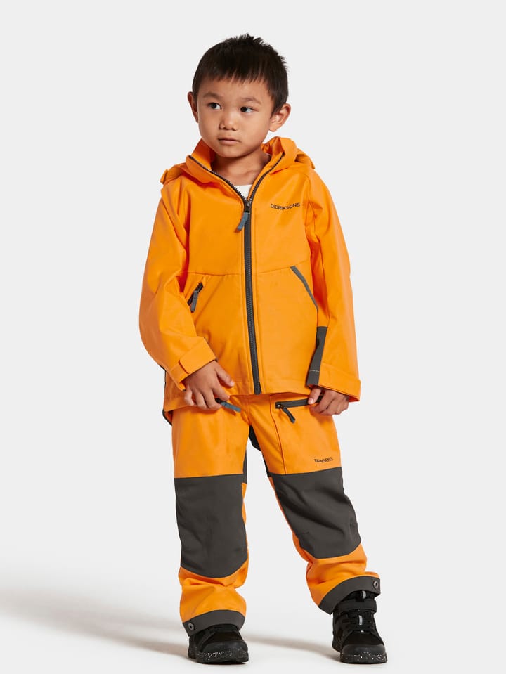 Kids' Stigen Jacket Happy orange Didriksons