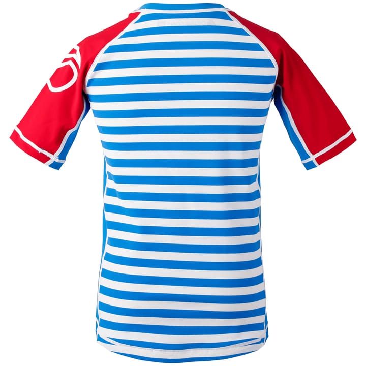 Kids' Surf SS UV Top Malibu Blue Simple Stripe Didriksons