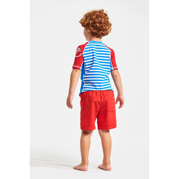 Didriksons Kids' Surf SS UV Top Malibu Blue Simple Stripe Didriksons