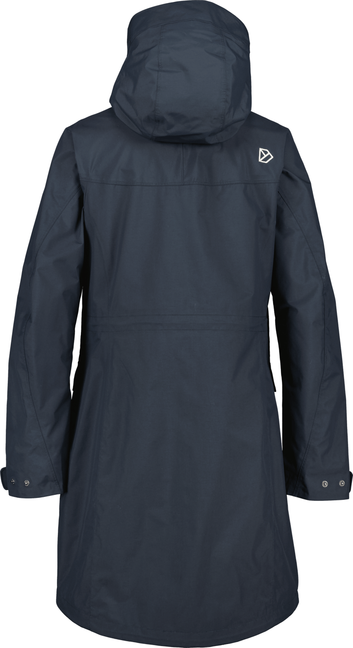 Women's Thelma Parka 10 Dark Night Blue Didriksons