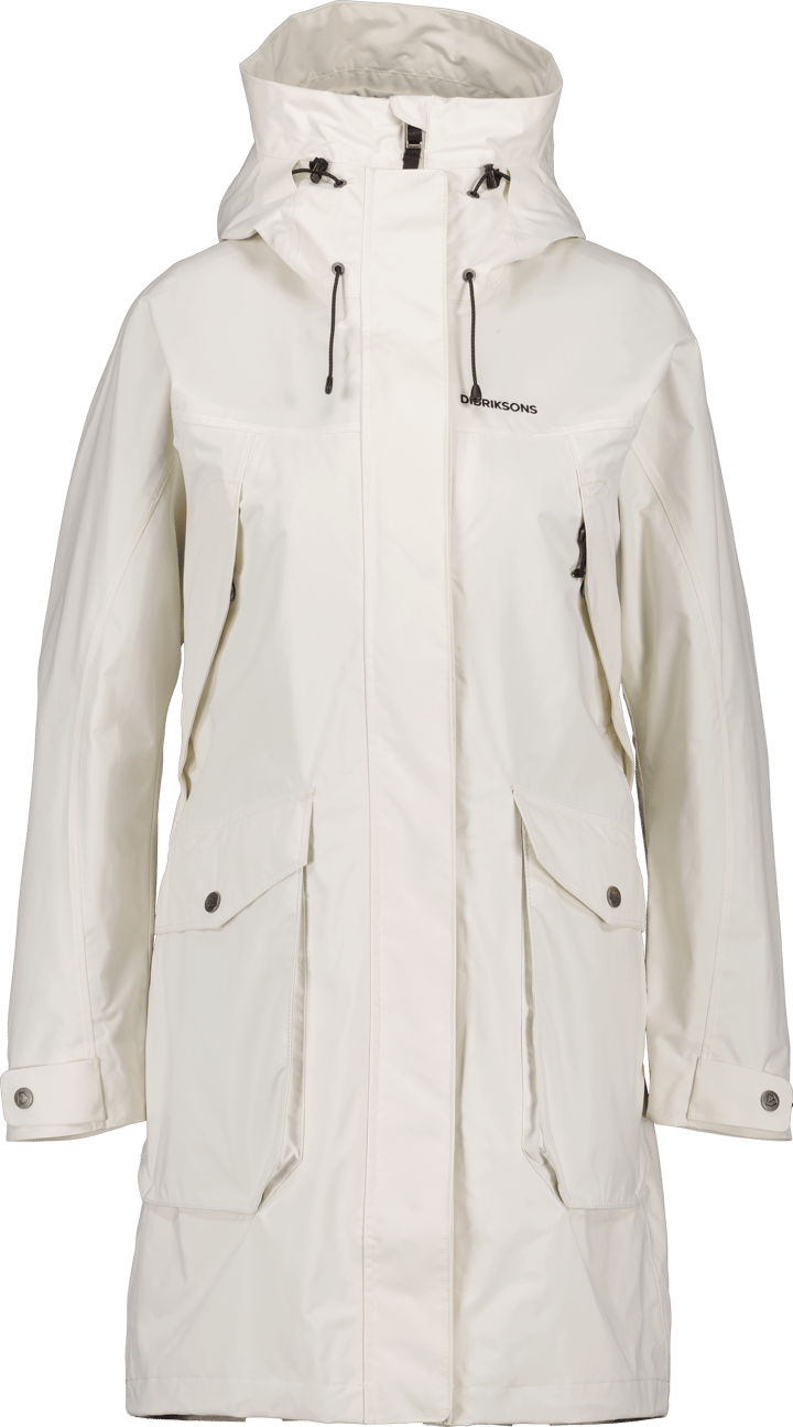 Women's Thelma Parka 10 White Foam Didriksons