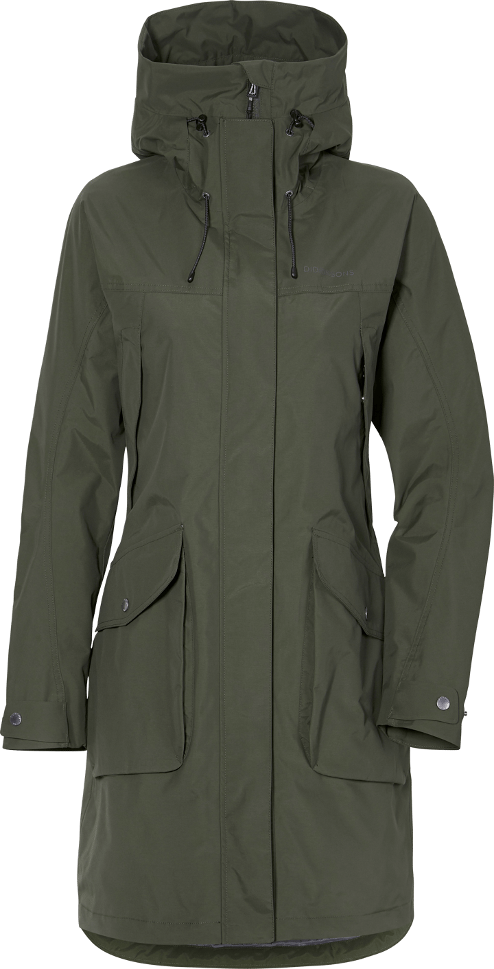 Didriksons Women's Thelma Parka 10 Deep Green Didriksons