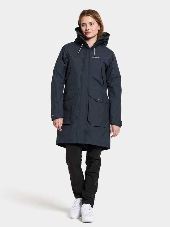 Women's Thelma Parka 10 Dark Night Blue Didriksons