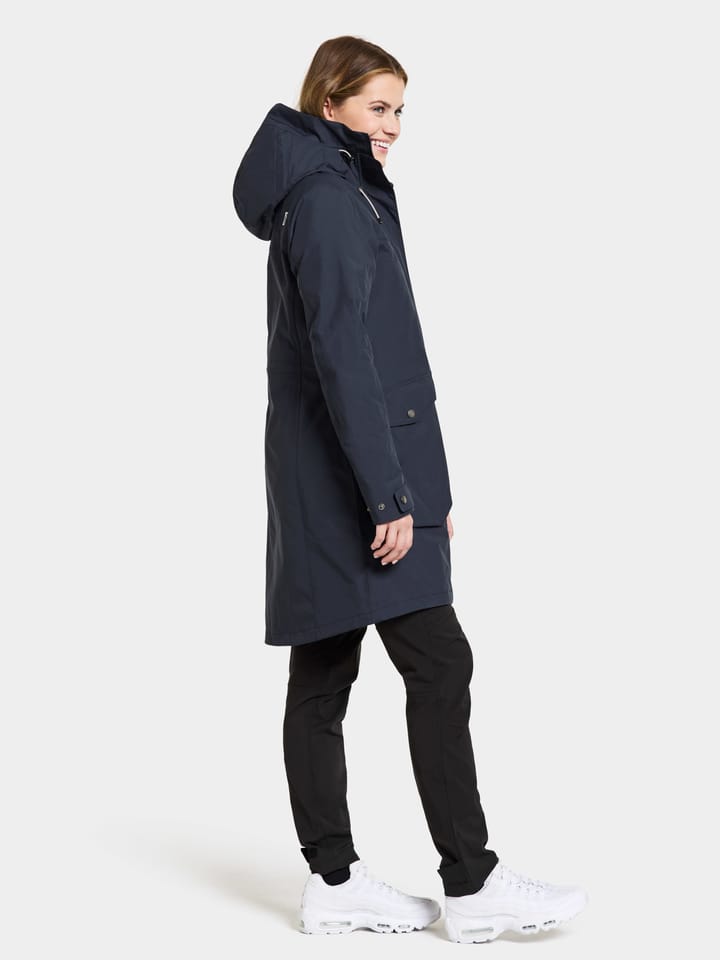 Women's Thelma Parka 10 Dark Night Blue Didriksons