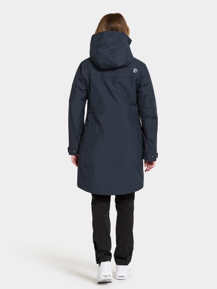 Women's Thelma Parka 10 Dark Night Blue Didriksons