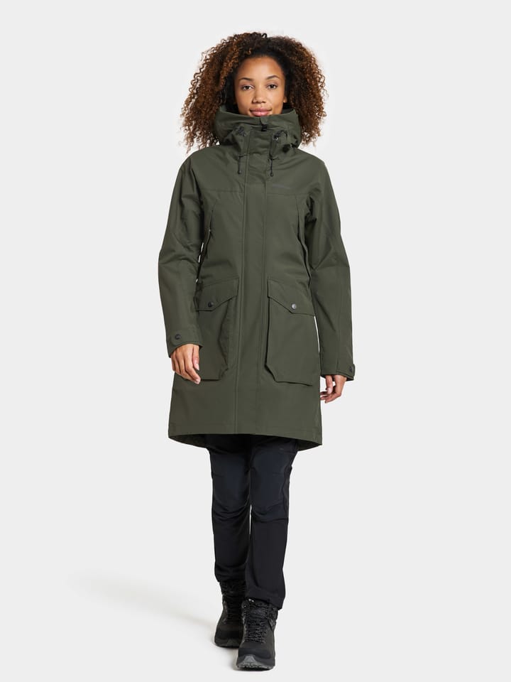 Women's Thelma Parka 10 Deep Green Didriksons