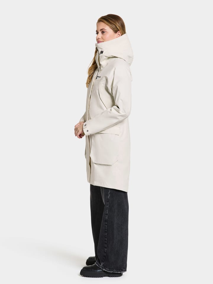 Women's Thelma Parka 10 White Foam Didriksons