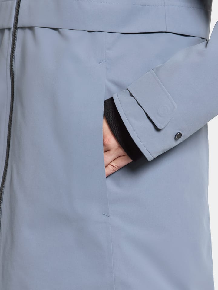 Didriksons Women's Helle Parka 5 Glacial Blue Didriksons