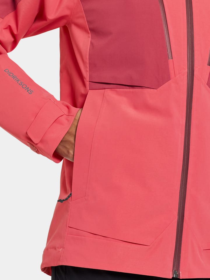 Didriksons Women's Idun Jacket 2 Mineral Red Didriksons Didriksons Women's Idun Jacket 2 Mineral Red Didriksons
