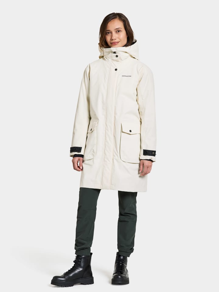 Didriksons Women's Ilsa Parka White Foam Didriksons