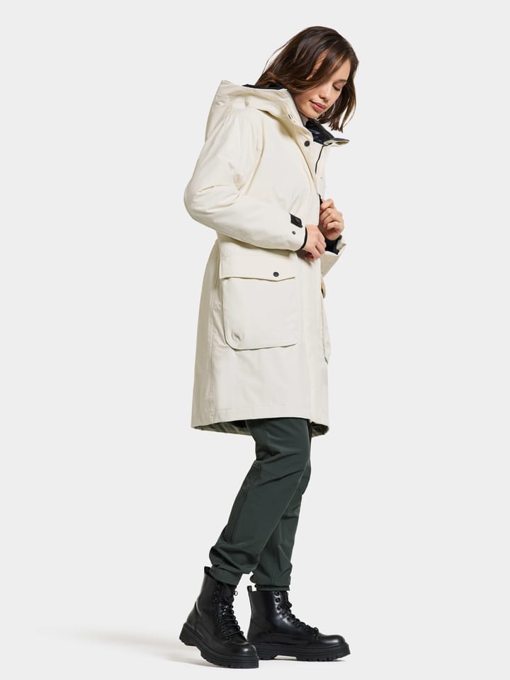 Didriksons Women's Ilsa Parka White Foam Didriksons