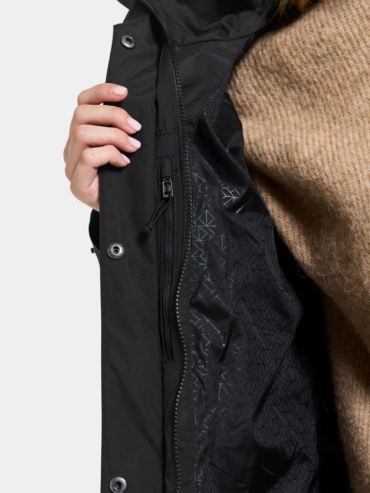 Didriksons Women's Thelma Parka 10 Black Didriksons Didriksons Women's Thelma Parka 10 Black Didriksons